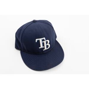 Tampa Bay Rays New Era 59FIFTY On-Field Cool Base Fitted Hat Cap 7 3/8 MLB